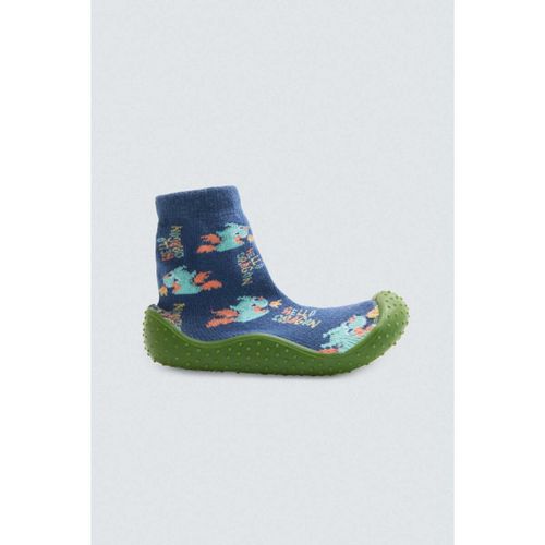 Chaussons bébé Chaussons chaussettes à imprimé dragon - Ysabel Mora - Modalova