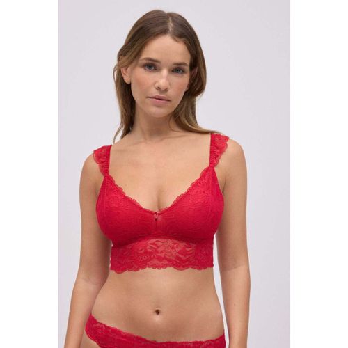 Triangles / Sans armatures Soutien-gorge bralette à armatures non rembourré rouge - Ysabel Mora - Modalova