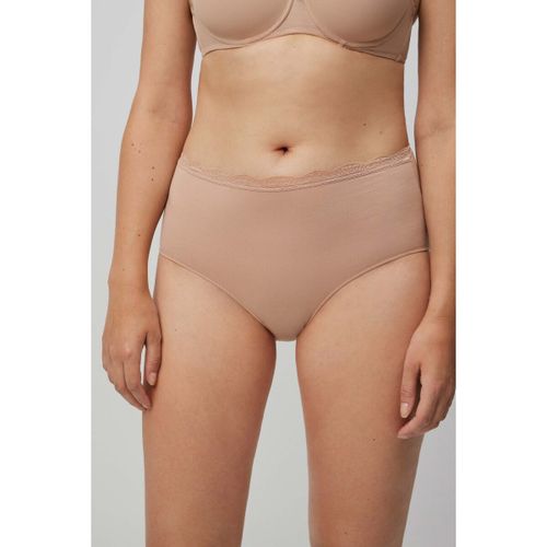 Slips Culotte haute en coton nude - Ysabel Mora - Modalova