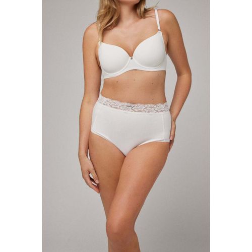 Culottes & slips Culotte haute contrôle détail dentelle blanche - Ysabel Mora - Modalova