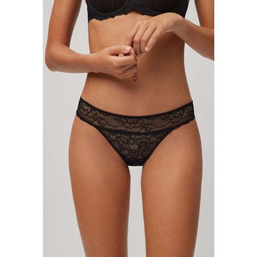 Strings Mini culotte en dentelle noire - Ysabel Mora - Modalova