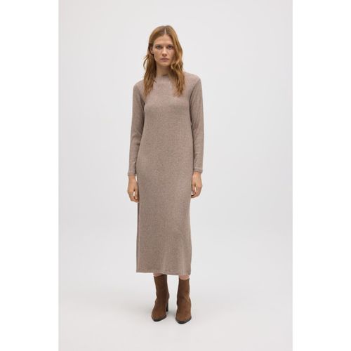 Robe Robe longue en maille côtelée marron - Ysabel Mora - Modalova