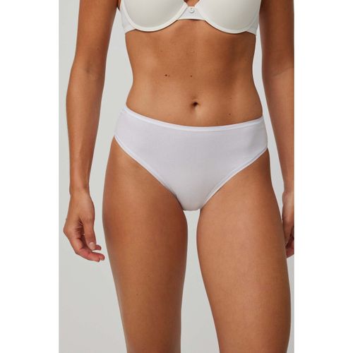 Slips Lot de 2 culottes midi basiques blanches - Ysabel Mora - Modalova