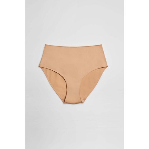 Slips Culotte haute basique nude en coton - Ysabel Mora - Modalova
