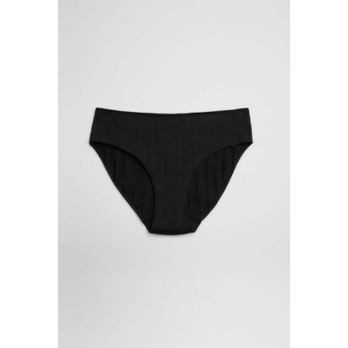 Slips Culotte midi côtelée noire - Ysabel Mora - Modalova