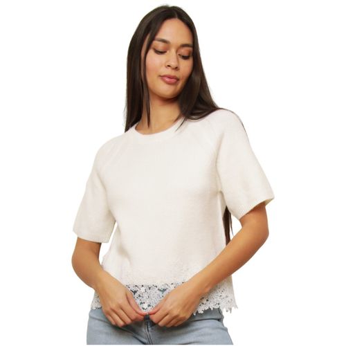 Sweatshirts Pulls - Blanc - La Modeuse - Modalova