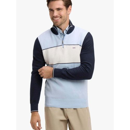 Sweatshirts Pull camionneur bleu en coton - Eden Park - Modalova