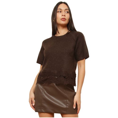 Pull Pulls - Marron - La Modeuse - Modalova