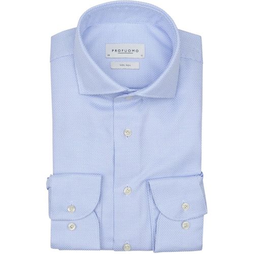 Chemise Chemise Dobby Bleu Clair - Profuomo - Modalova