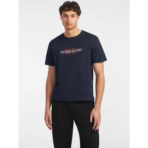 T-shirt M4YI42 K8FQ4 AMERICAN TRADE TEE-A71W DARING OCEAN - Guess - Modalova