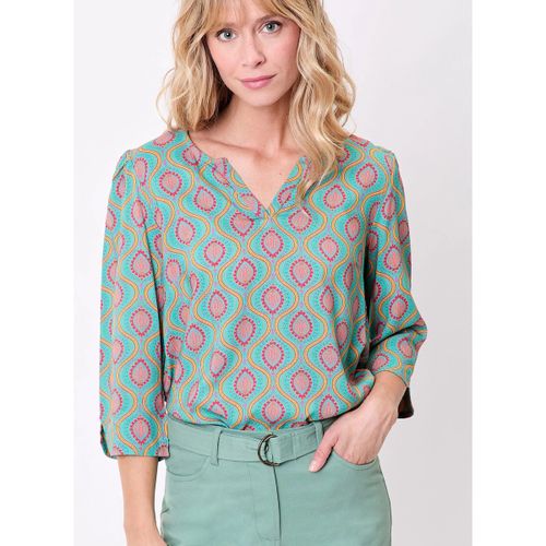 Blouses Blouse imprimée fluide col tunisien HORACE - La Fiancee Du Mekong - Modalova
