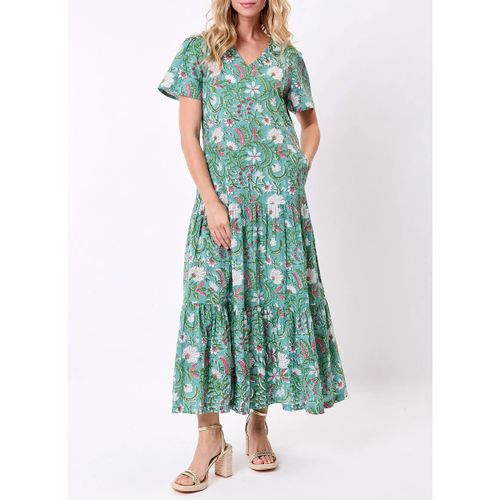 Robe Robe longue imprimée coton à volants REGUA - La Fiancee Du Mekong - Modalova
