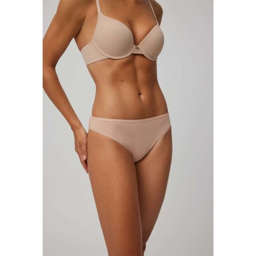 Slips Lot de 2 mini culottes basiques nude - Ysabel Mora - Modalova
