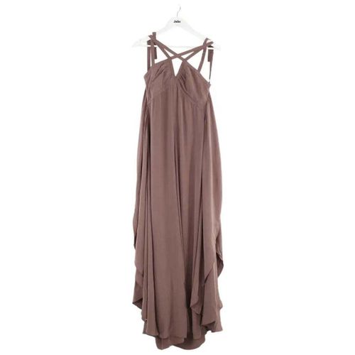 Robe Combinaison en soie marron - Bcbgmaxazria - Modalova