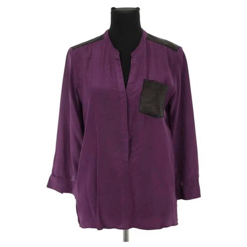 Blouses Sandro Top en soie violet - Sandro - Modalova