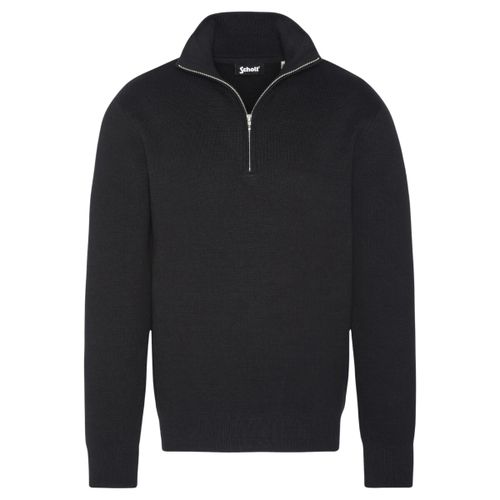 Pull Pull a col zippe Ref 58378 Noir - Schott - Modalova