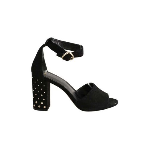 Sandales à talon Talons en daim noirs - Maje - Modalova