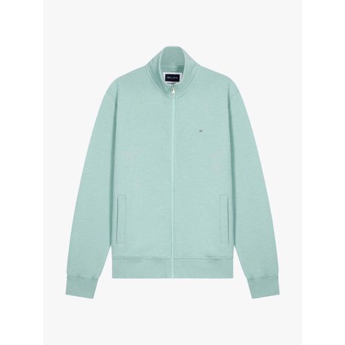 Sweatshirts Sweat zippé vert en molleton - Eden Park - Modalova