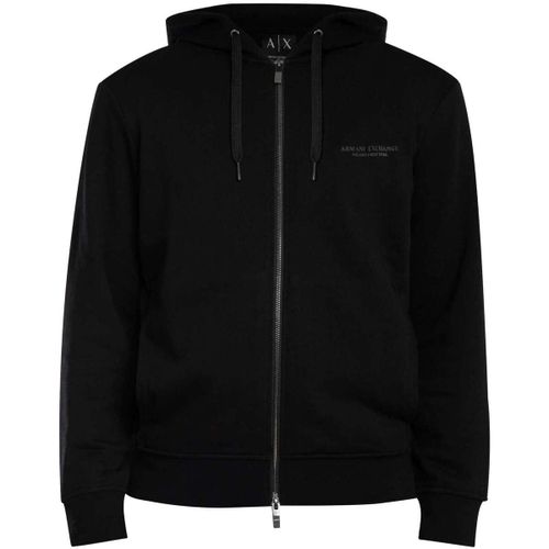 Sweatshirts à capuche Sweat à capuche zippé avec logo sur la poitrine - EAX - Modalova