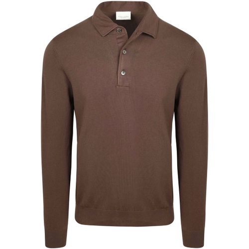 Polo Polo Manches Longues Luxury Basic Marron - Profuomo - Modalova