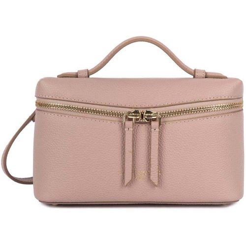 Sac à main Sac boite Zippé S Milano Trésor Nude - LANCASTER - Modalova