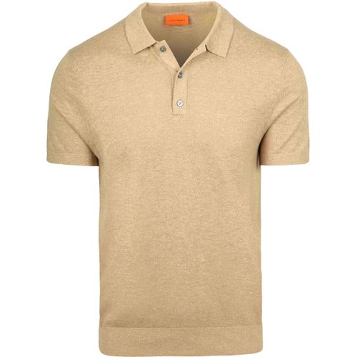 Polo Polo Maille Coton Lin Beige - Suitable - Modalova
