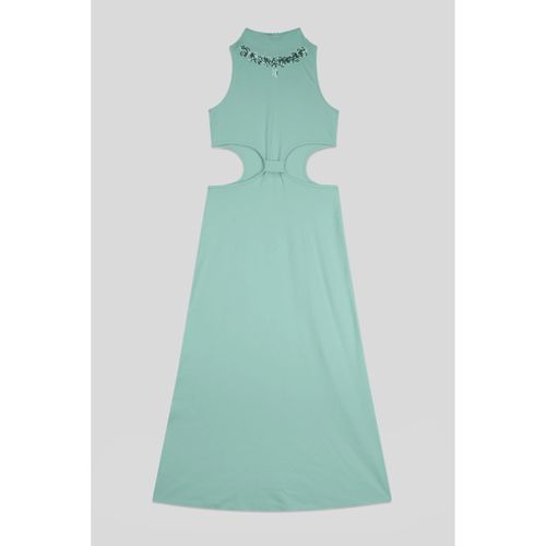 Robe Robe longue à taille découpée brodée de paillettes - Enorsia - Modalova