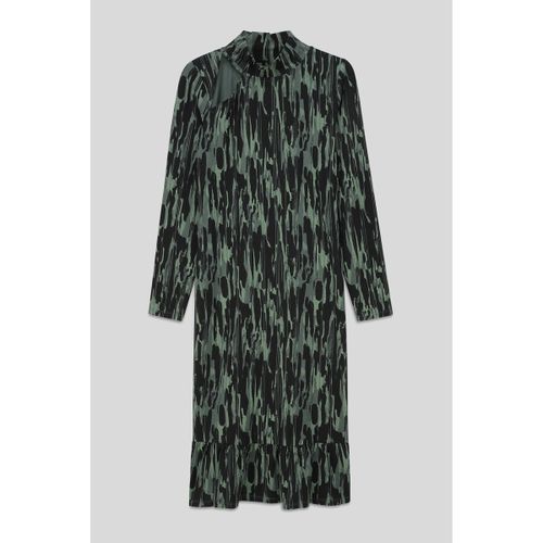 Robe Robe midi évasée imprimée avec découpes - Enorsia - Modalova