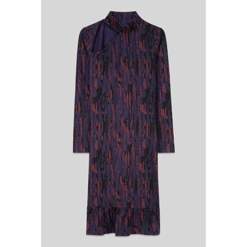 Robes midi Robe midi évasée imprimée avec découpes - Enorsia - Modalova