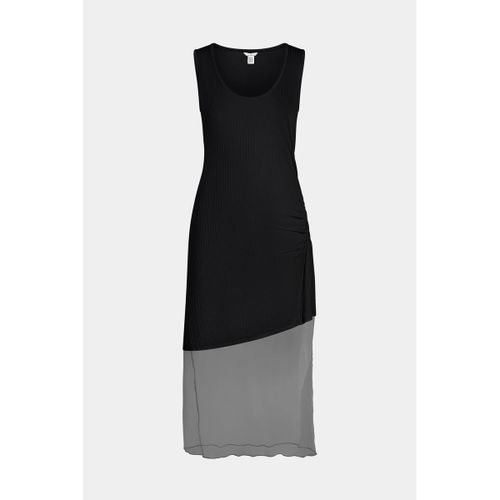 Robes midi Robe chic ajustée avec détails en maille - Enorsia - Modalova