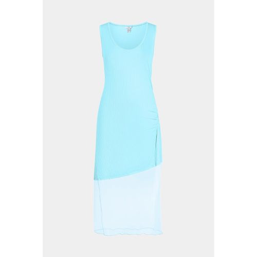 Robes midi Robe chic ajustée avec détails en maille - Enorsia - Modalova