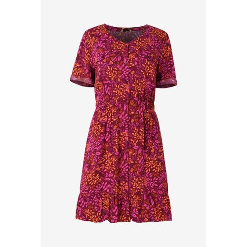 Robe courte Robe col en V boutonnée devant - Enorsia - Modalova