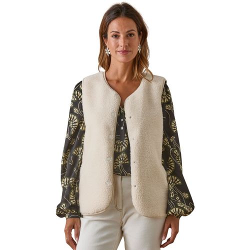 Gilets de costume by - Veste maille moutonnée sans manches - Daxon - Modalova