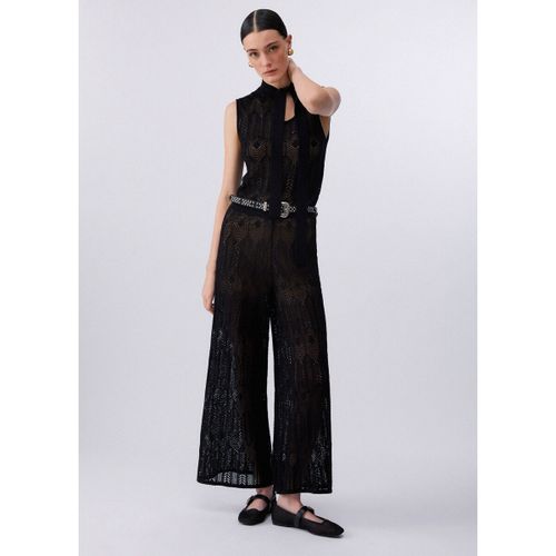 Pantalon Pantalon en maille ajourée - Liu Jo - Modalova