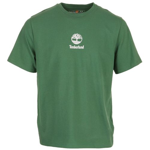 T-shirt Print Stack Logo Short Mdgrn - Timberland - Modalova