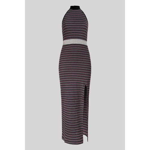 Robe Robe longue côtelée à col halter et dos ouvert - Enorsia - Modalova