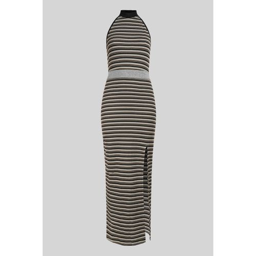 Robe Robe longue côtelée à col halter et dos ouvert - Enorsia - Modalova
