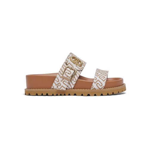 Mules Sandales avec monogramme all-over - Liu Jo - Modalova