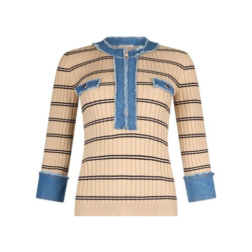 Pull Pull avec empiècements en denim - Liu Jo - Modalova