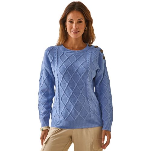 Pull by - Pull col rond torsadé - Daxon - Modalova