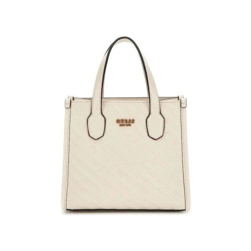 Cabas Cabas Silvana 2 Comp Tote Bone - Guess - Modalova
