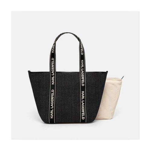 Cabas K/essential Raffia Bag - Karl Lagerfeld - Modalova