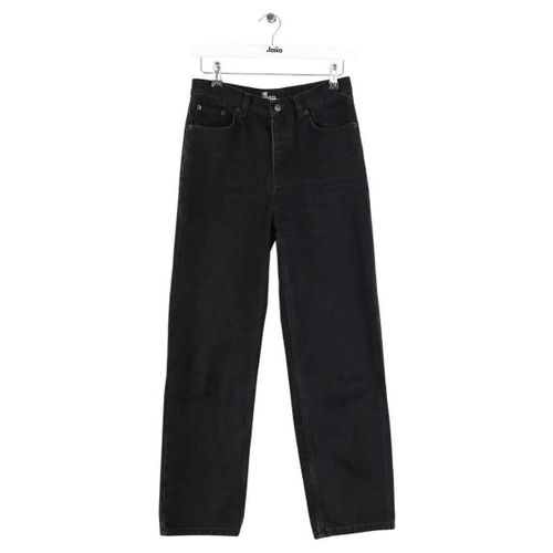 Jeans Jean droit en coton noir - The Kooples - Modalova