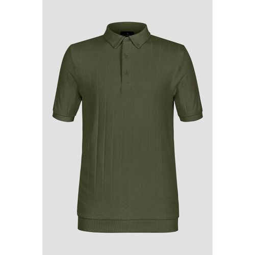 Polo Chemise polo à texture côtelée et finition douce - Enorsia - Modalova