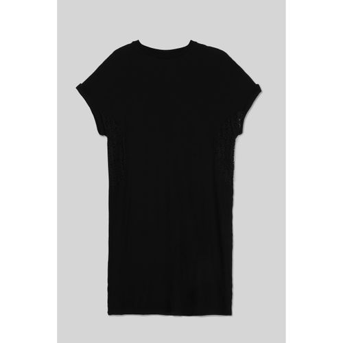 Robe courte Robe en jersey avec découpes en patch et dentelle - Enorsia - Modalova