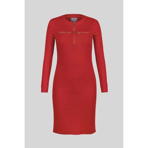 Robe courte Robe mini jersey à fermeture éclair devant - Enorsia - Modalova