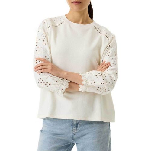 Sweatshirts Pull BRODERIE Ecru - Garcia - Modalova