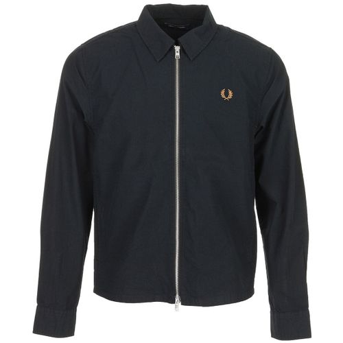 Pull Seersucker Zip Thru Overshirt - Fred Perry - Modalova