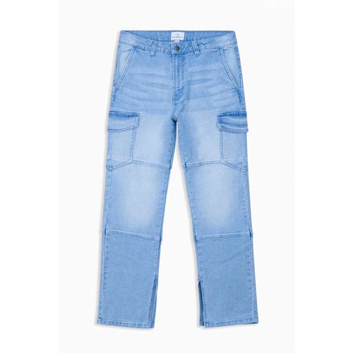 Jeans Relaxed Utility Side Slit Jeans - Enorsia - Modalova
