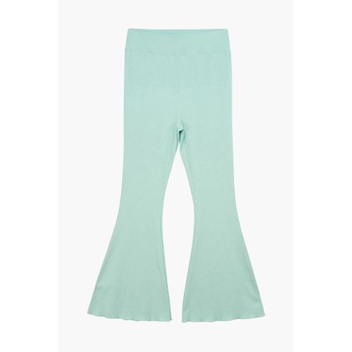 Collants Pantalons Texturés à Côtes Évasés - Enorsia - Modalova
